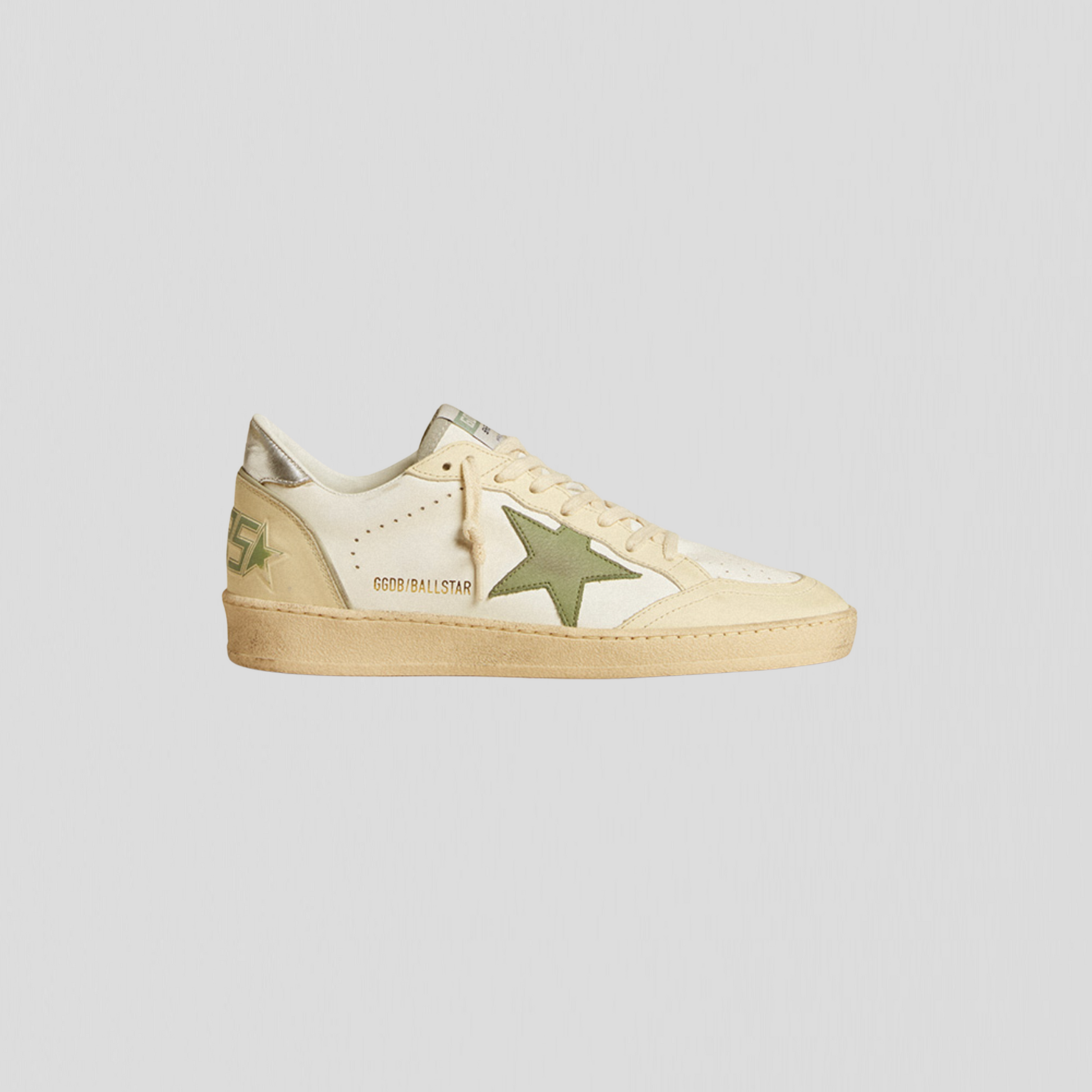 Golden Goose Ball Star White/ Green/ Silver