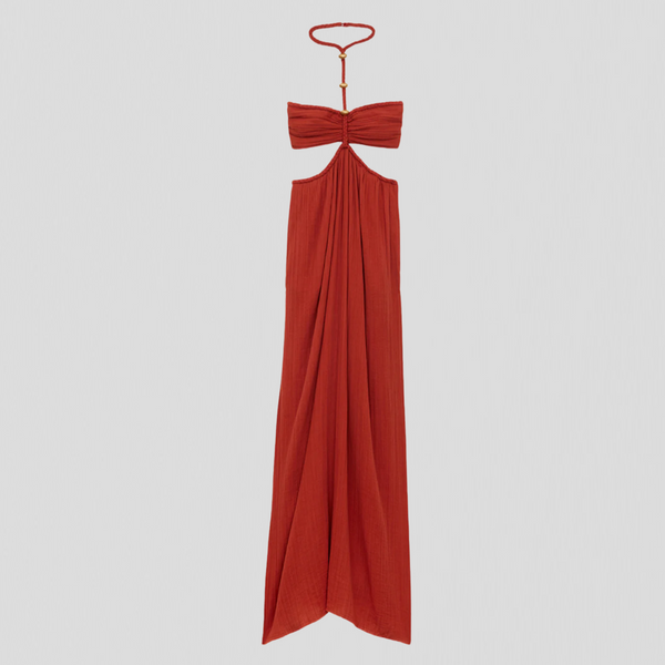 Isabel Marant Justine Dress Burnt Orange
