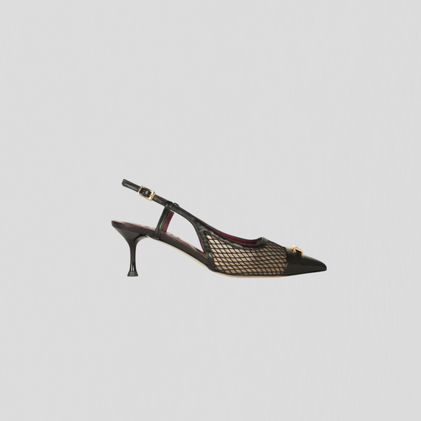 Morobé Delilah 02 Sandal Black Mesh