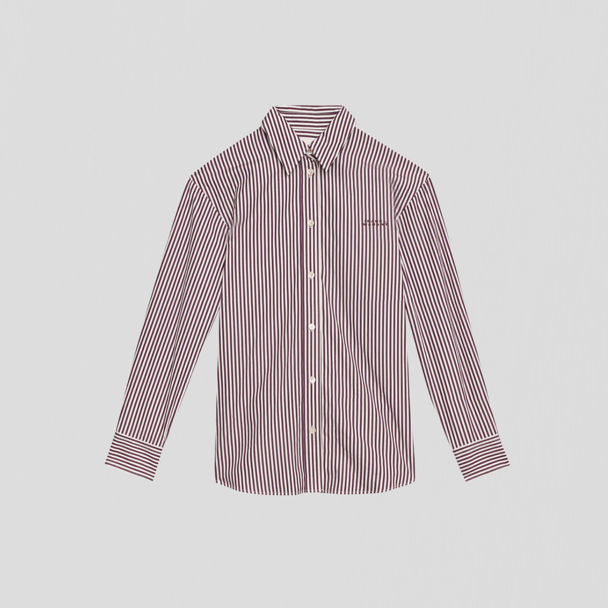 Isabel Marant Fabriza Shirt Ecru/ Burgundy