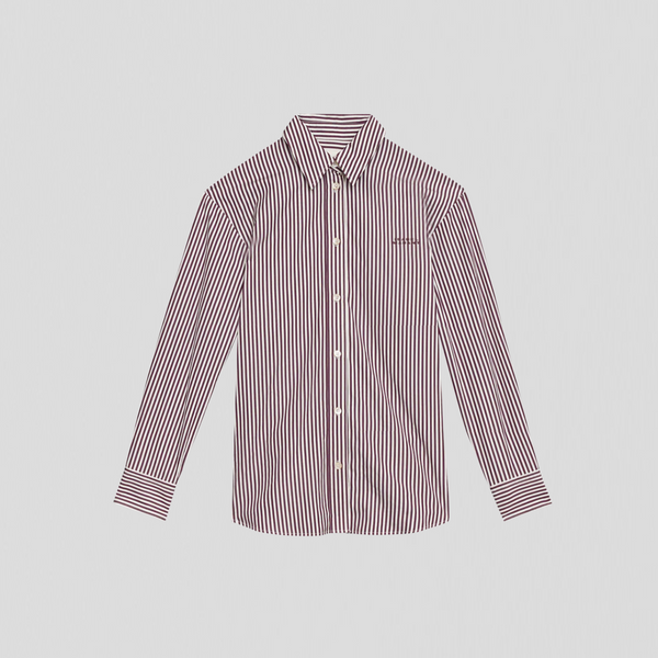 Isabel Marant Fabriza Shirt Ecru/ Burgundy