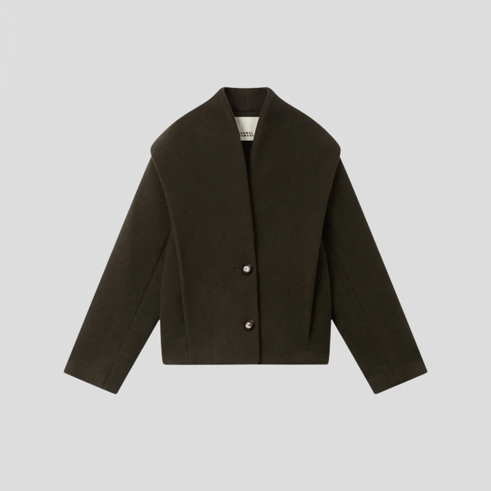 Isabel Marant Dyogo Coat Dark Khaki
