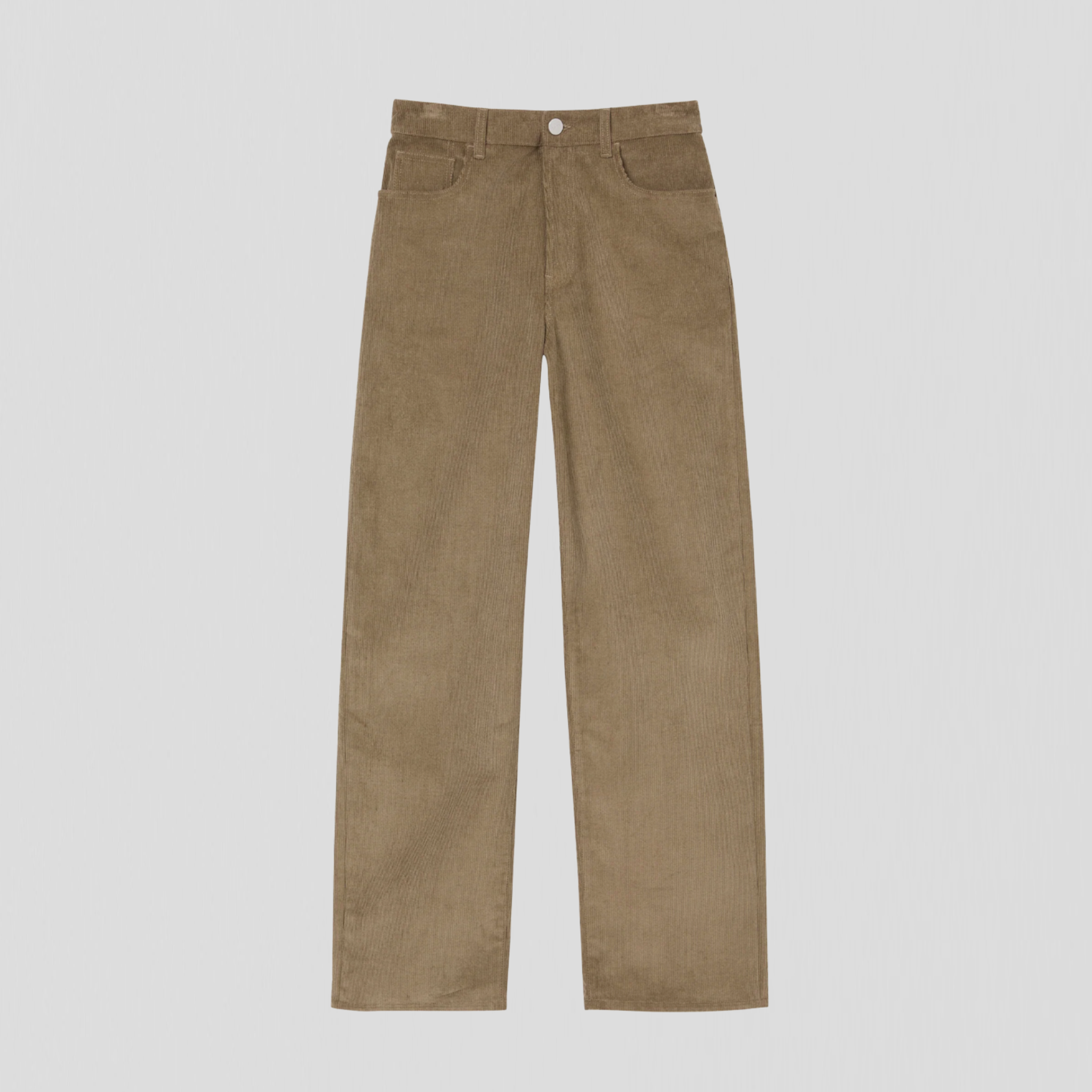 Róhe Relaxed Coduroy Trousers Dark Sage
