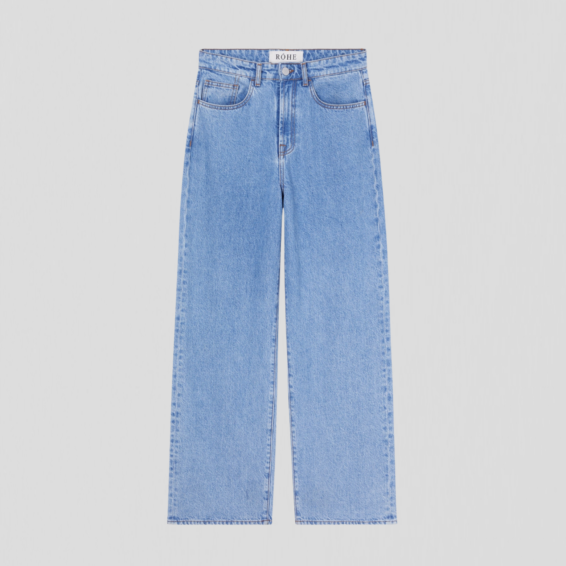 Róhe Signature Baggy Fit Jeans Denim Blue