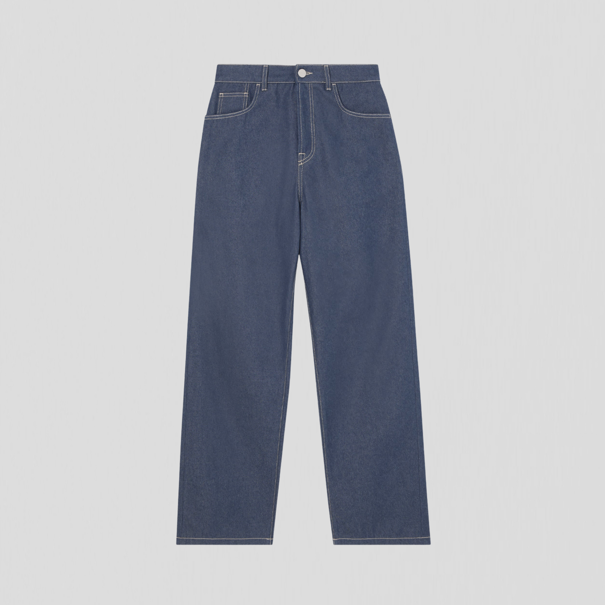 Róhe Barrel Leg Raw Jeans Raw Denim