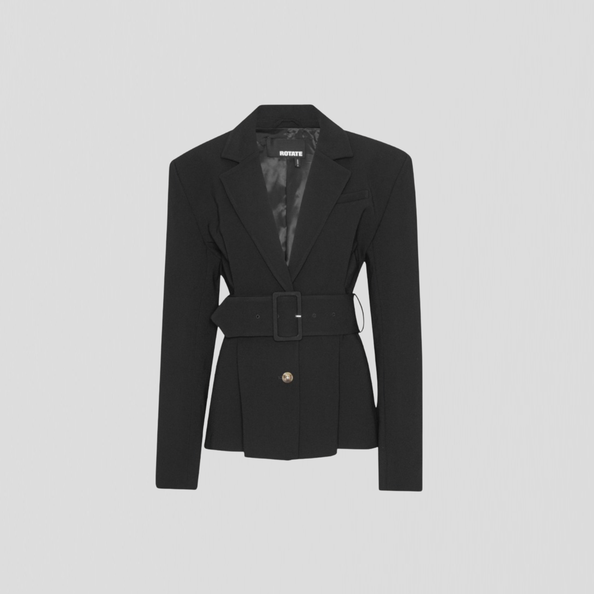 Rotate Suiting Belt Jacket Black