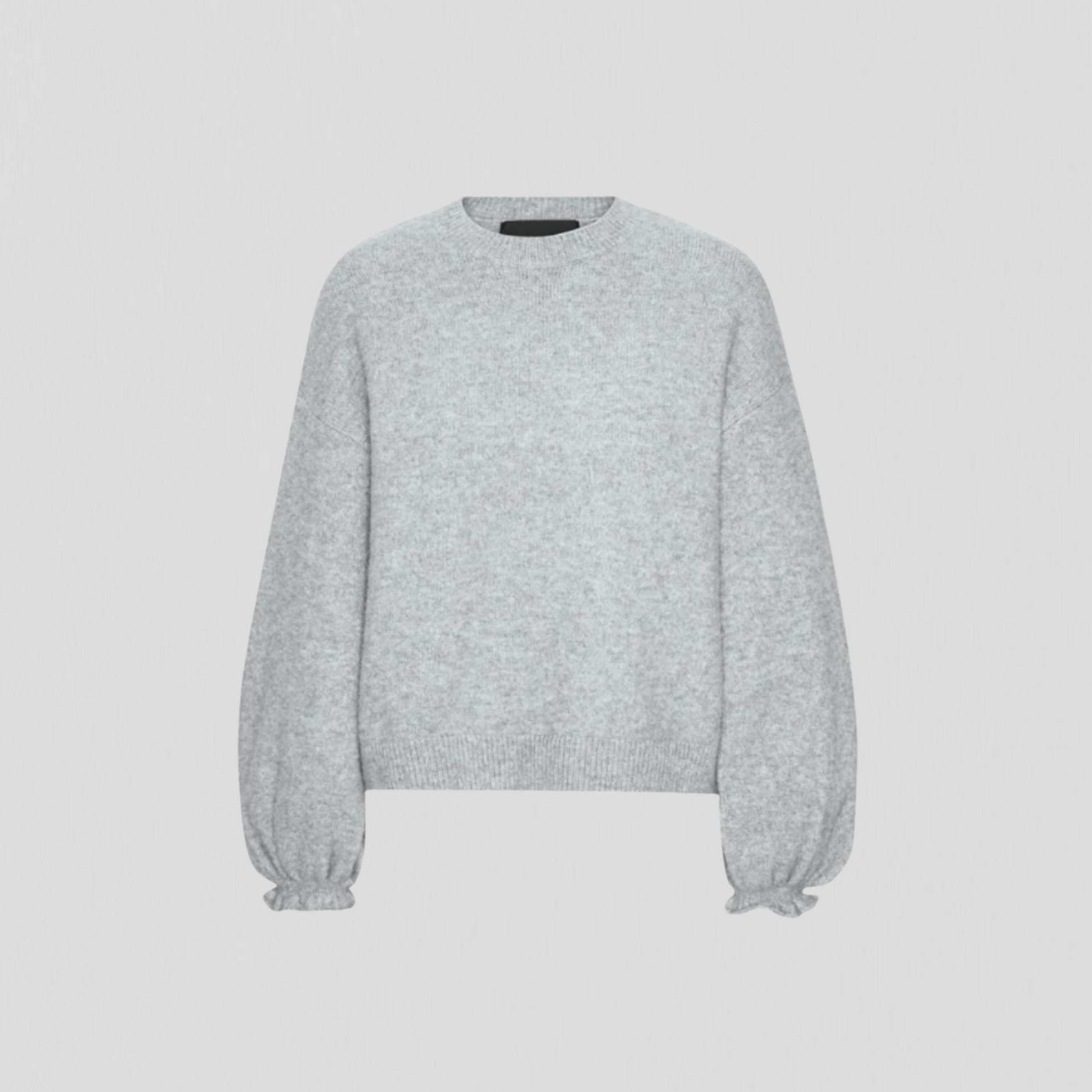 Rotate Wide Sleeve Knit Light Grey