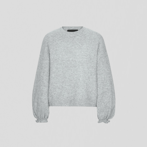 Rotate Wide Sleeve Knit Light Grey