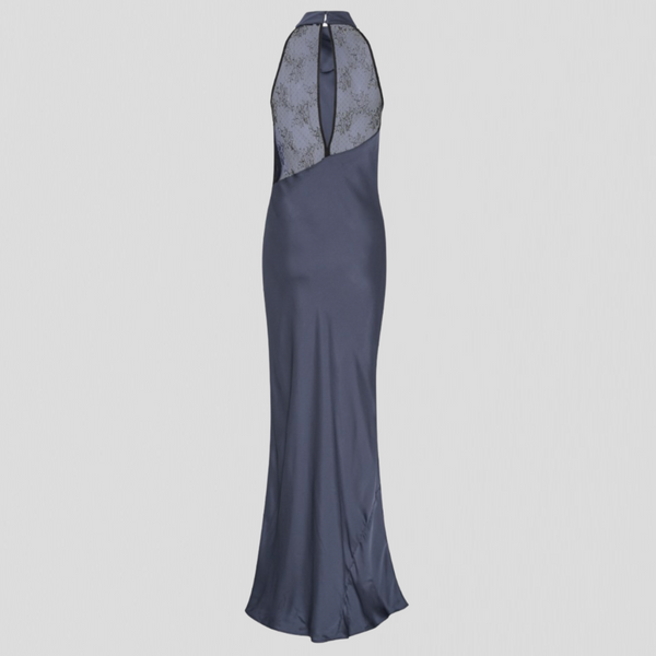 Rotate Lace Maxi Dress Dark Blue