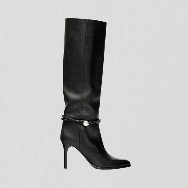 Isabel Marant Ieva Button High Boots Black