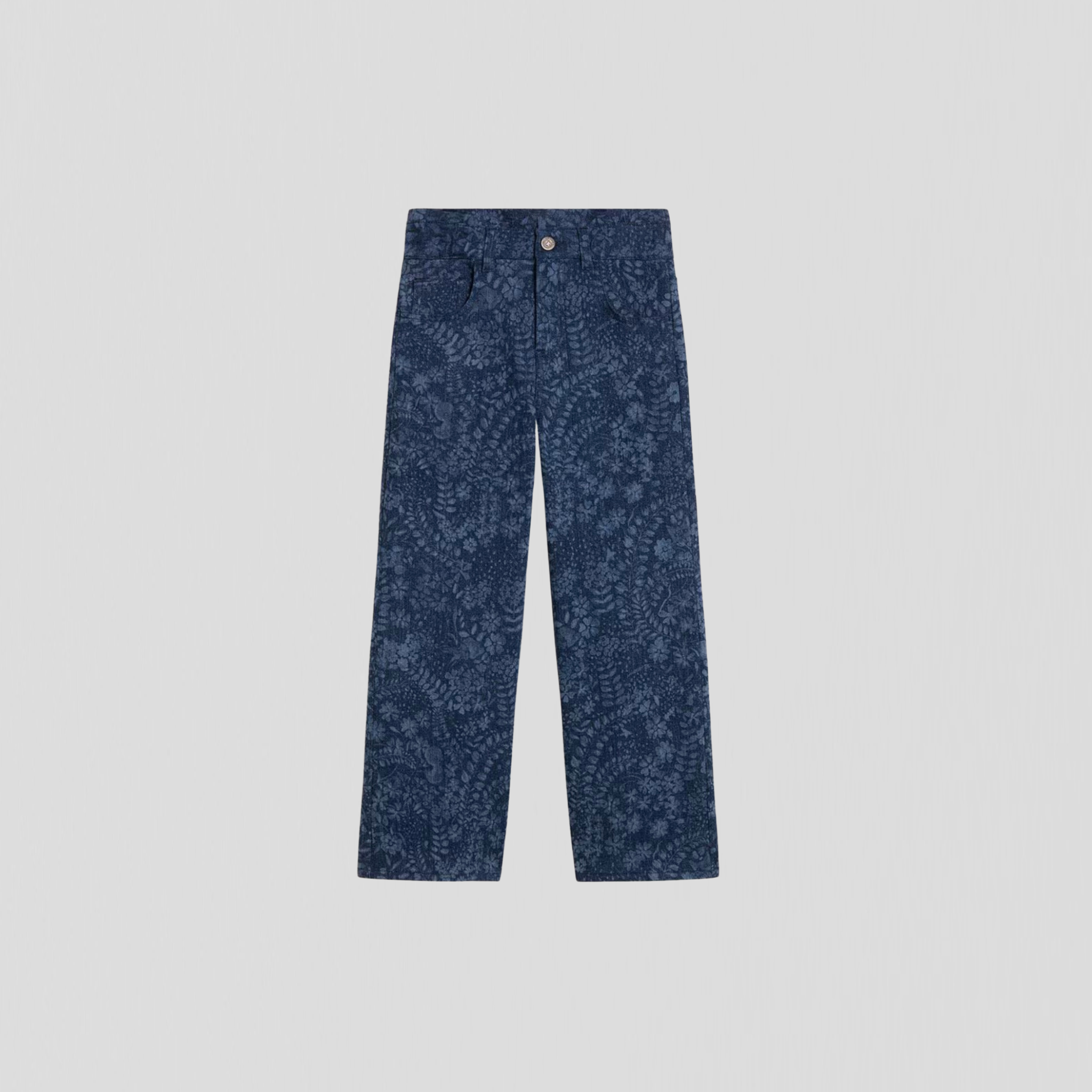 Golden Goose Girl’s Elasticated Waist Wide Leg Jeans Medium Blue