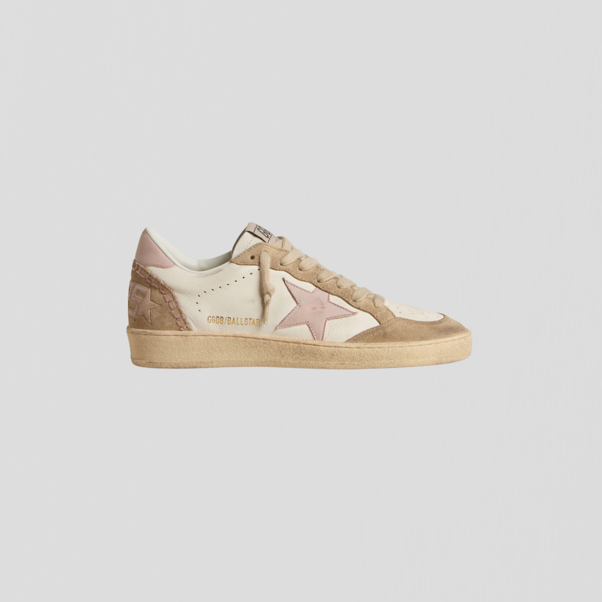 Golden Goose Ball Star White/ Pink