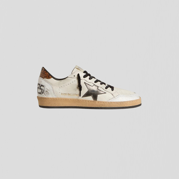 Golden Goose Ball Star White/ Grey/ Brown