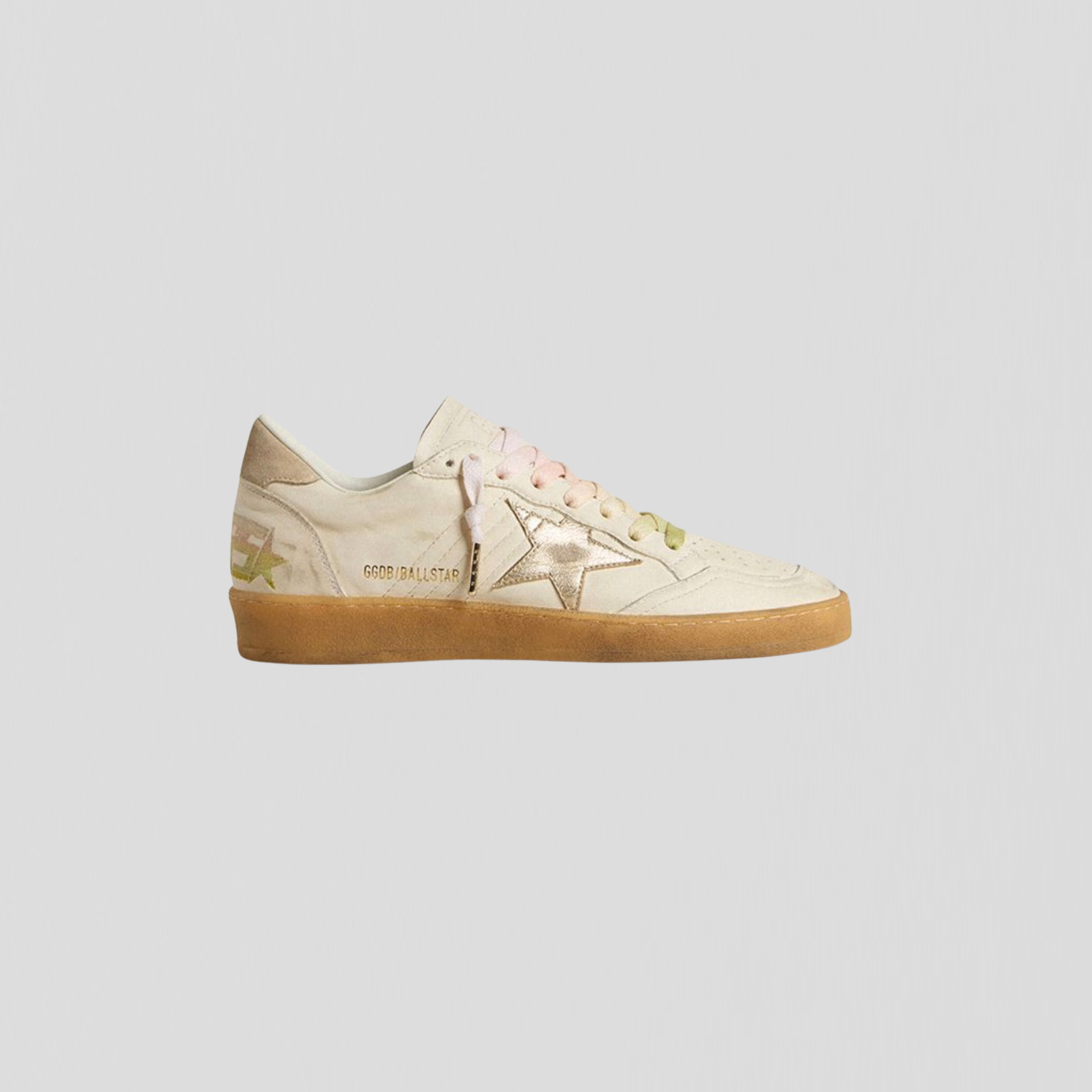 Golden Goose Ball Star White/ Platinum/ Beige