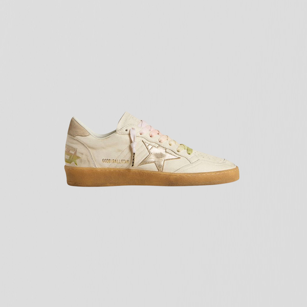 Golden Goose Ball Star White/ Platinum/ Beige