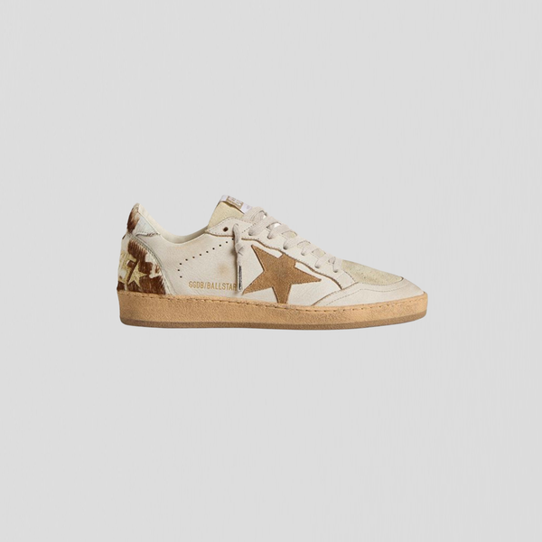 Golden Goose Ball Star White/ Eggnoc/ Brown Cow
