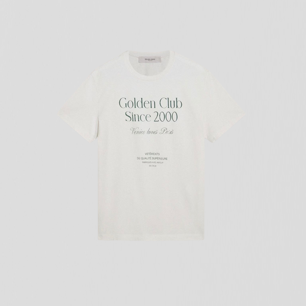 Golden Goose Journey M’s Regular Light Cotton T-Shirt Artic Wolf