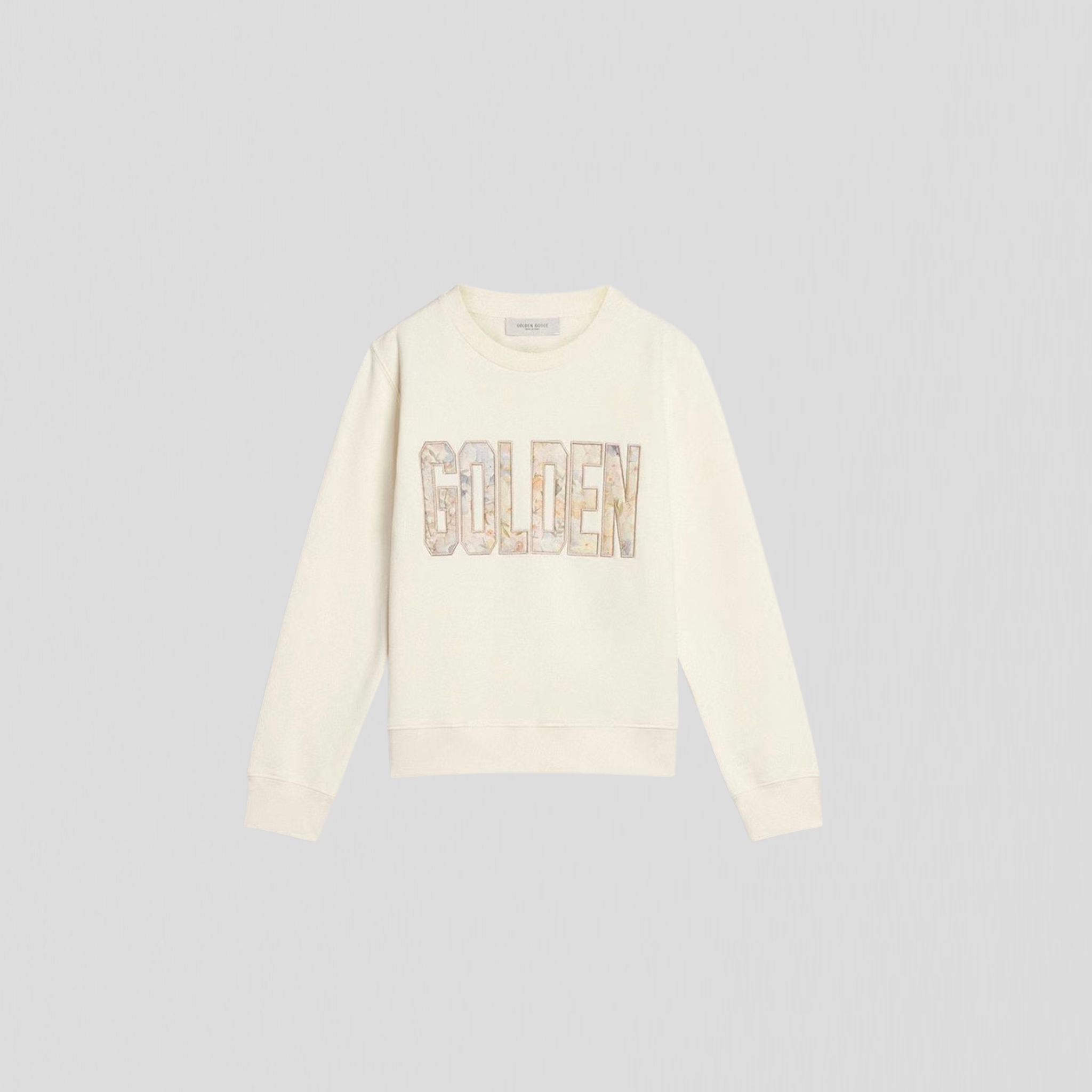 Golden Goose Journey Girl’s Regular Sweatshirt Heritage White/ Multicolor