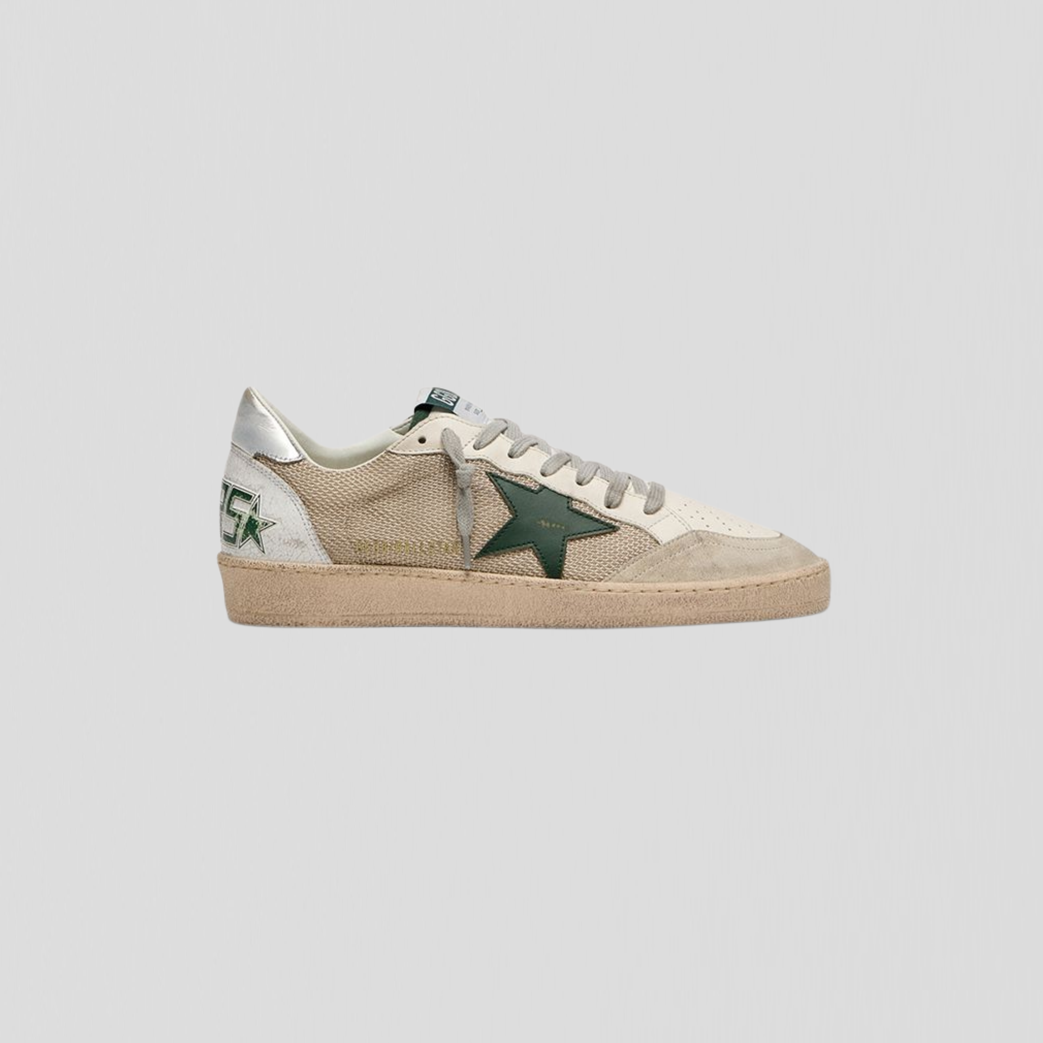 Golden Goose Ball Star Marble/ Green/ Silver