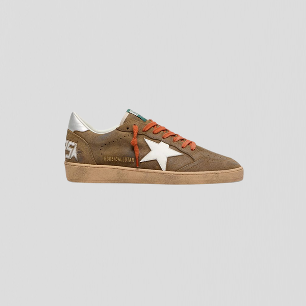 Golden Goose Ball Star Brown/ White/ Silver