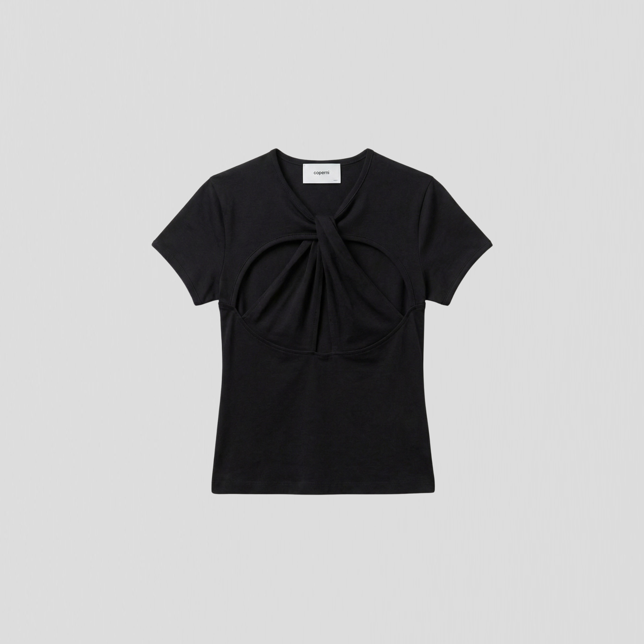 Coperni Cut-Out Baby T-Shirt Black