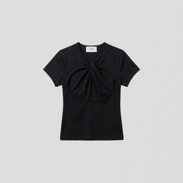 Coperni Cut-Out Baby T-Shirt Black