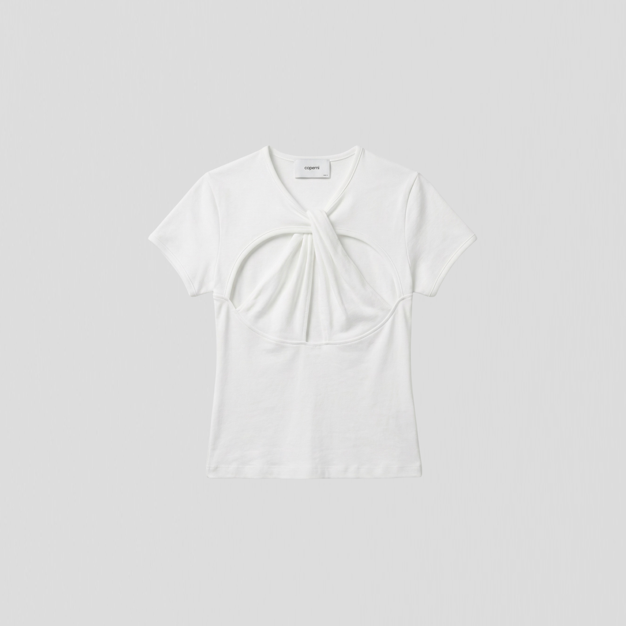 Coperni Cut-Out Baby T-Shirt White