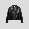 Coperni Cactus Leather Jacket Black