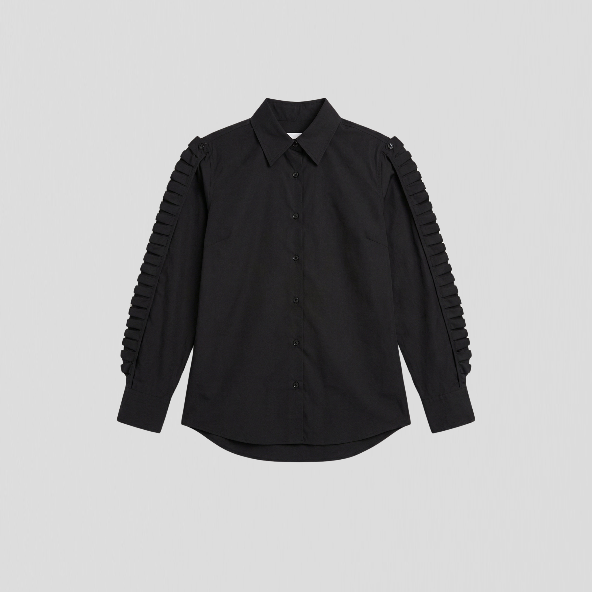 Coperni Ruffle Shirt Black