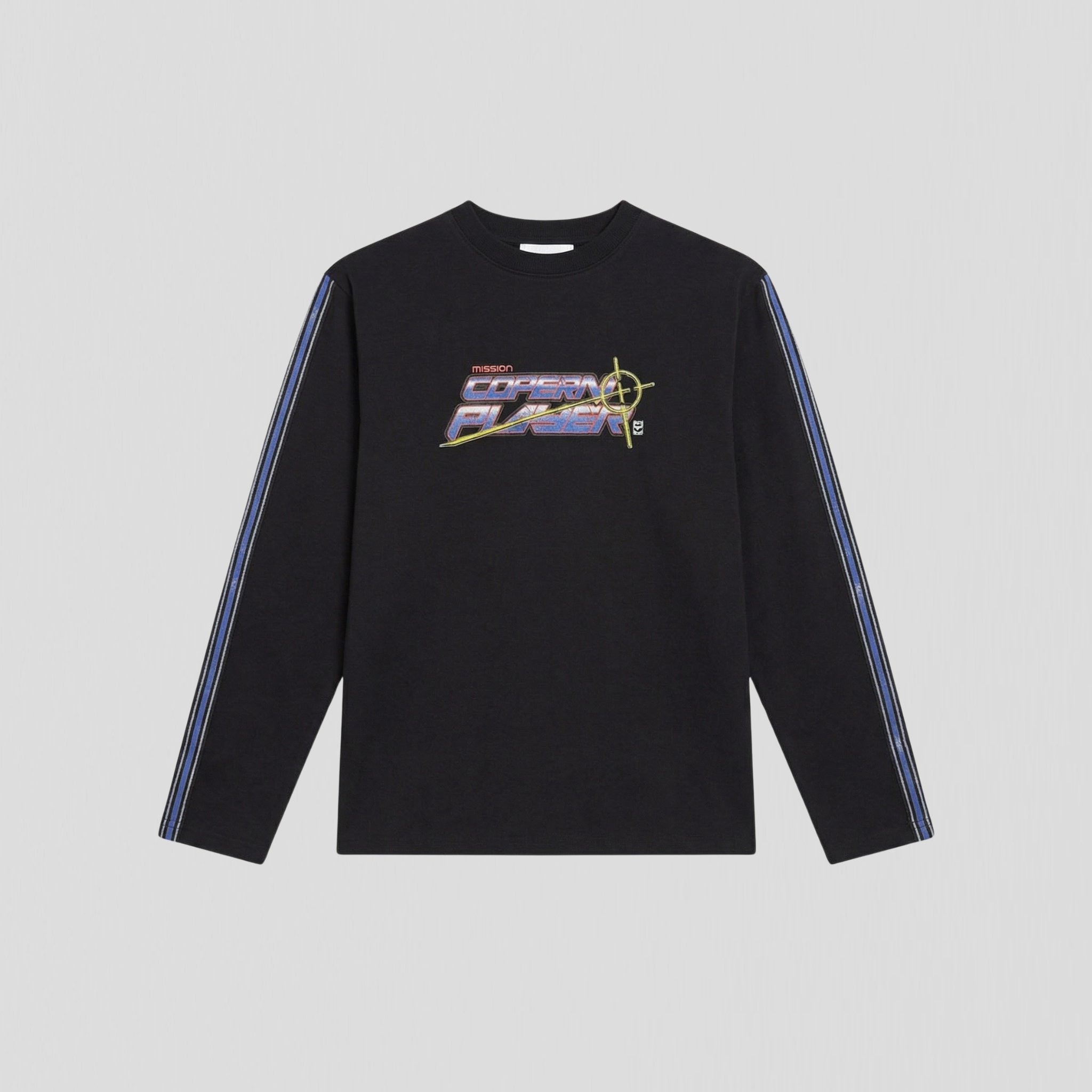 Coperni Slogan Long Sleeve T-Shirt Black Multi
