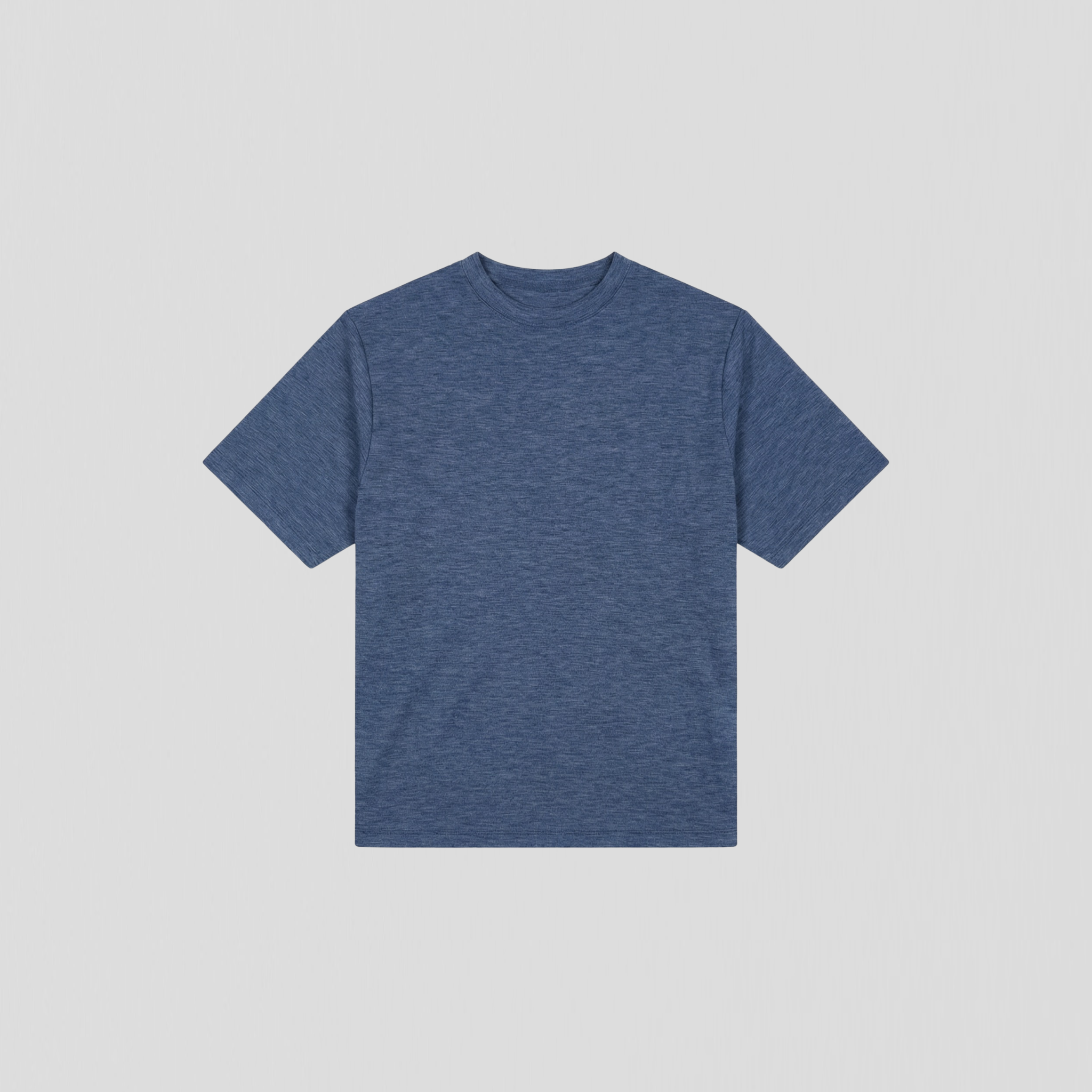 Róhe Oversized Soft Merino T-Shirt Ocean Blue