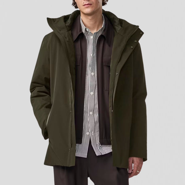 NN07 Blake Hooded 8240 Jacket Dark Army