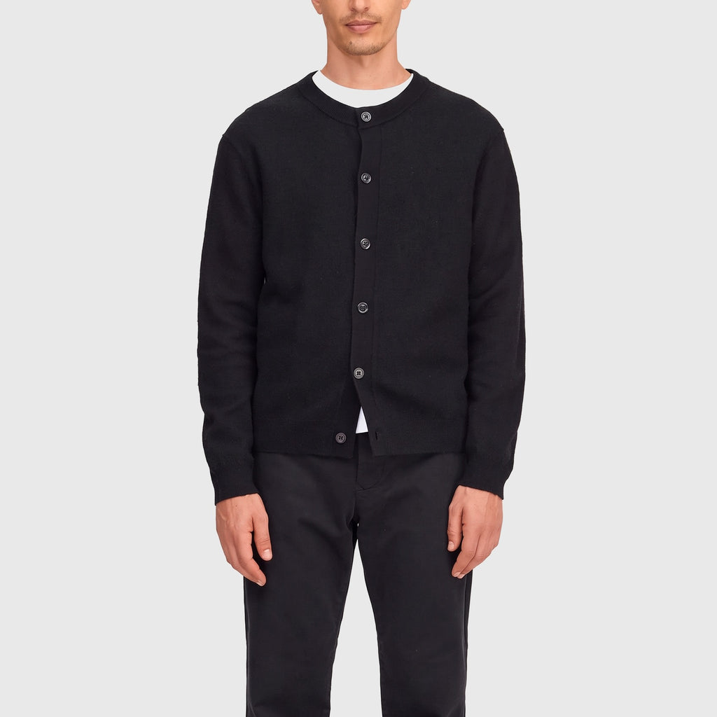 NN07 Jasper Crew Cardigan 60062 Cardigan Black