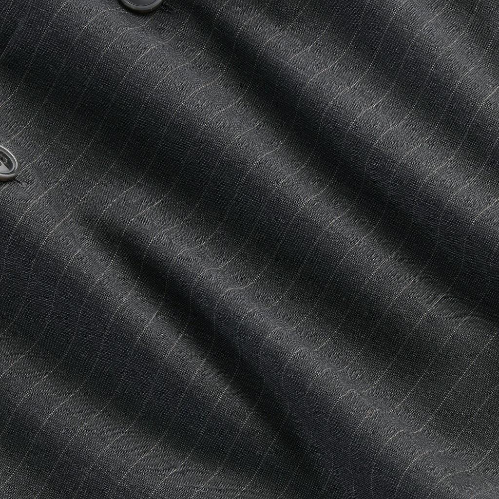NN07 Zander 10037 Overshirt Dark Grey Stripe