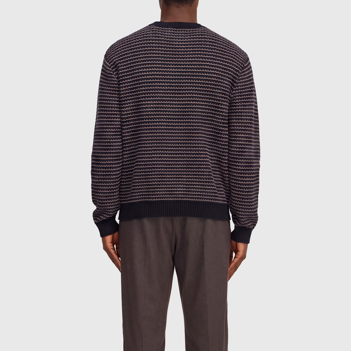 NN07 Russell Crew 60071 Sweater Navy Multi