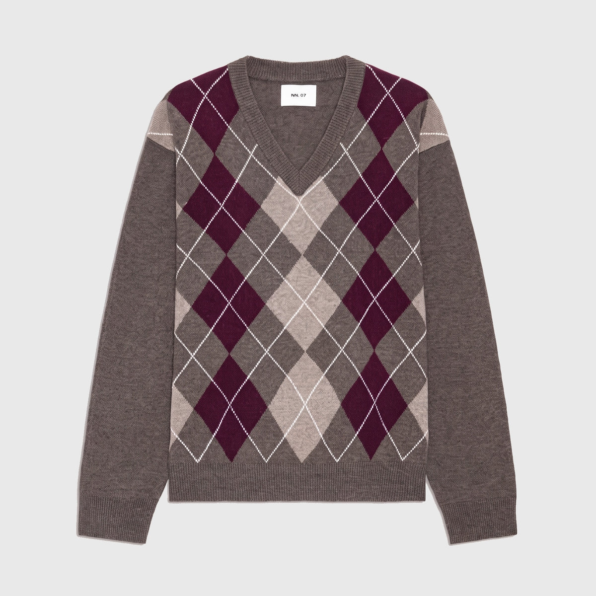 NN07 Otto V-neck 60070 Sweater Winetasting