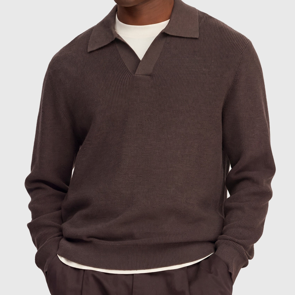 NN07 Hope Rib 60060 Polo Brown Melange