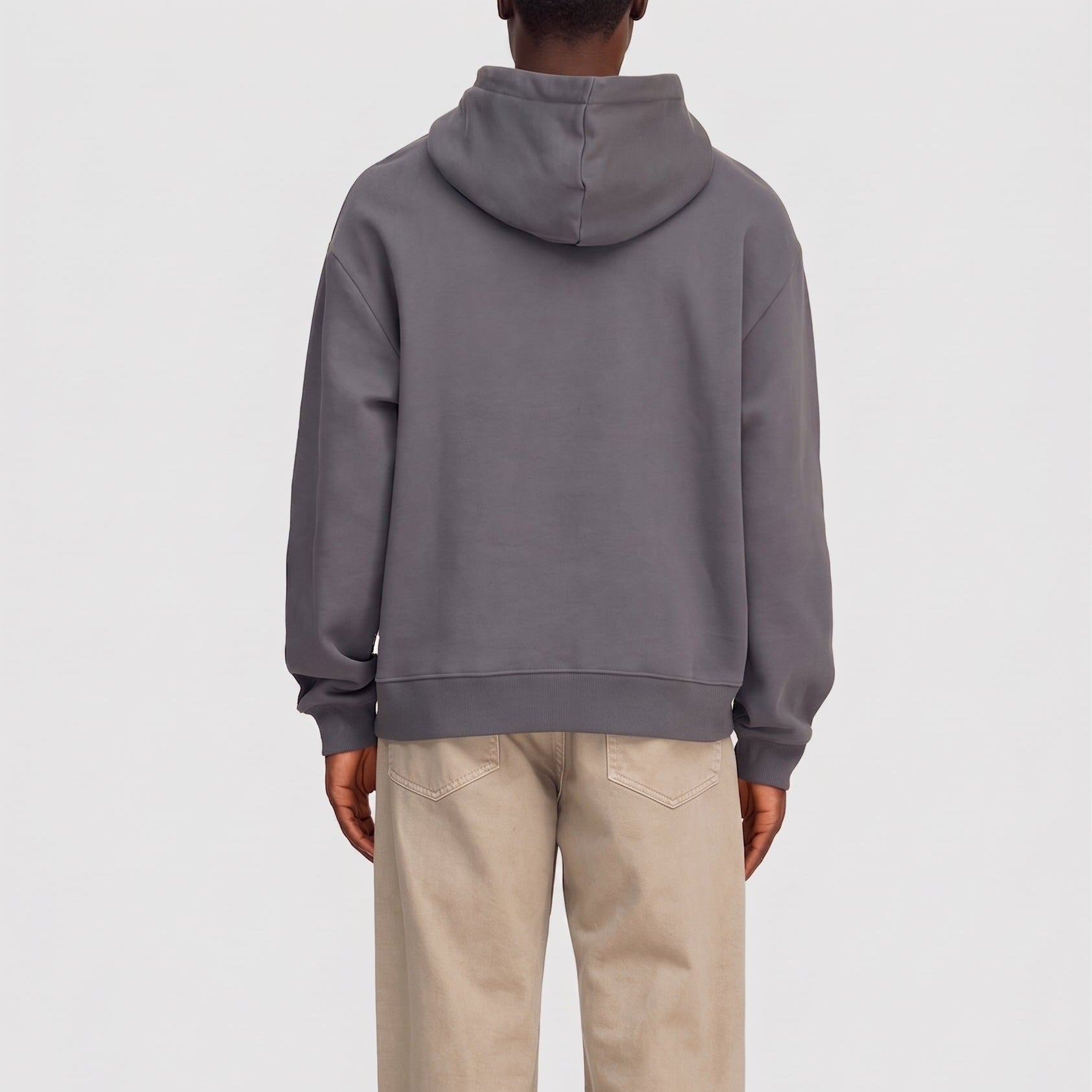 NN07 David Hoodie 3014 Charcoal Mist