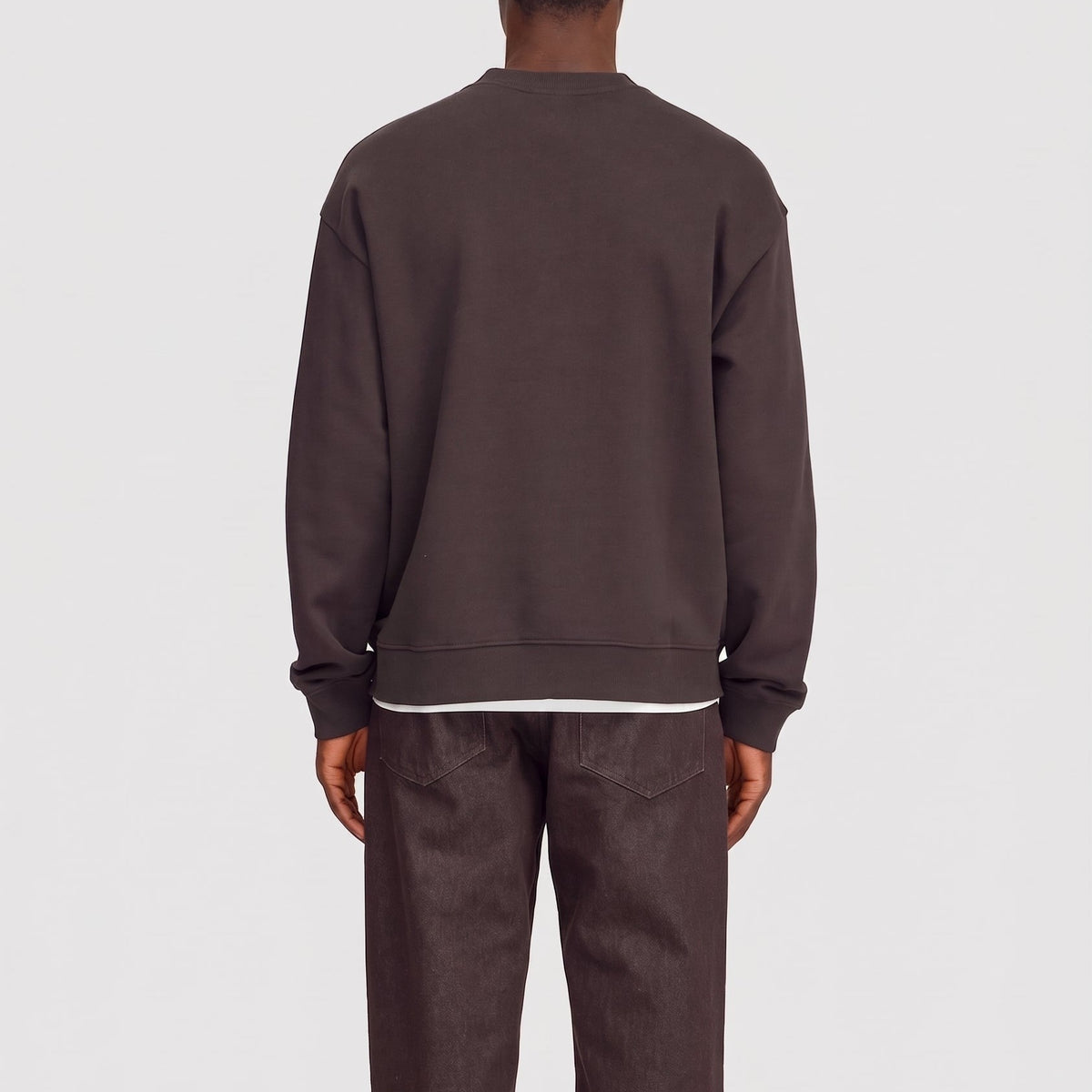 NN07 David Crew 3014 Sweater Dusky Port