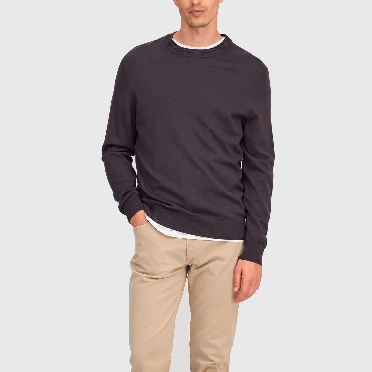 NN07 Ted 6605 Sweater Deep Truffle