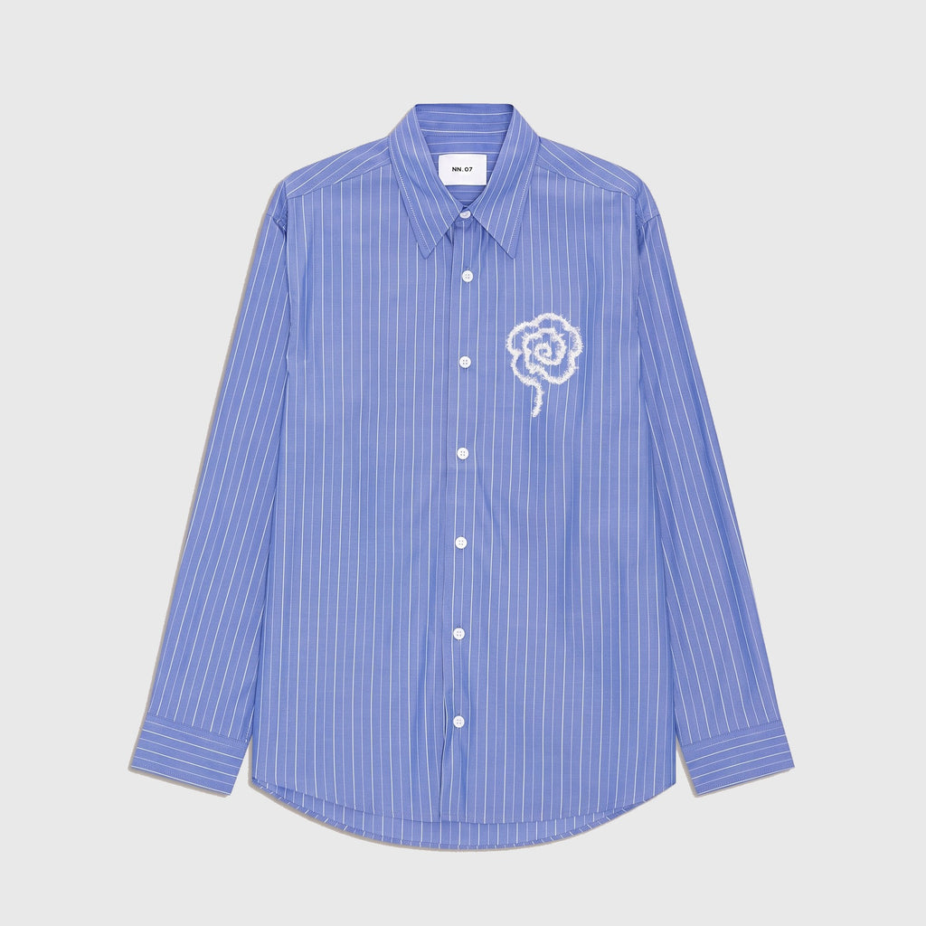 NN07 Quinsy APP 5322 Shirt Blue Stripe