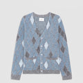 NN07 Chris 60077 Cardigan Light grey multi