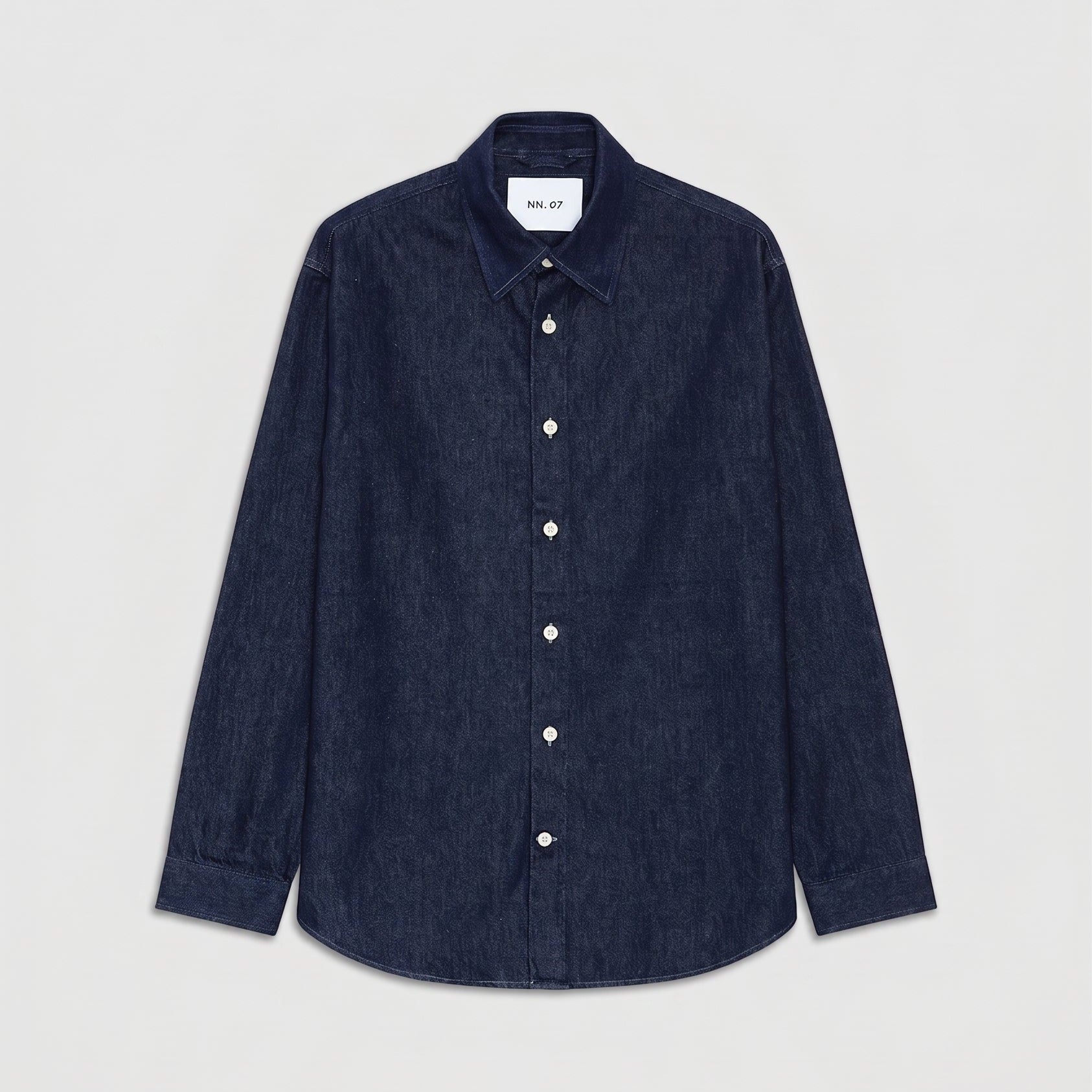 NN07 Casper 50033 Shirt Dark Rinse Denim
