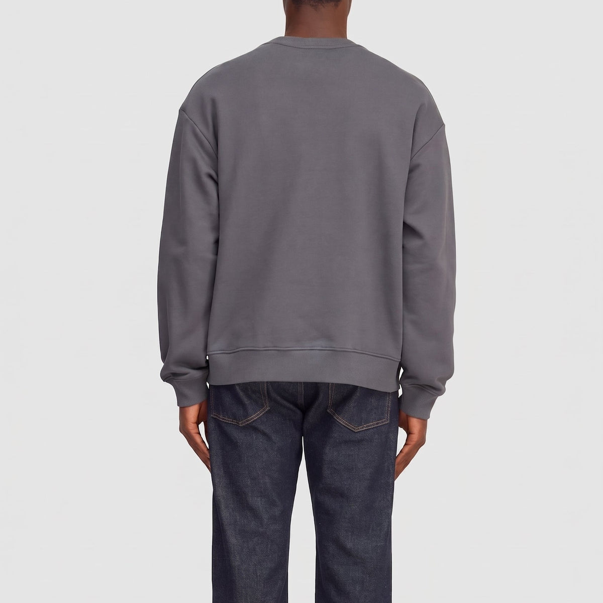 NN07 David Crew 3014 Sweater Charcoal Mist
