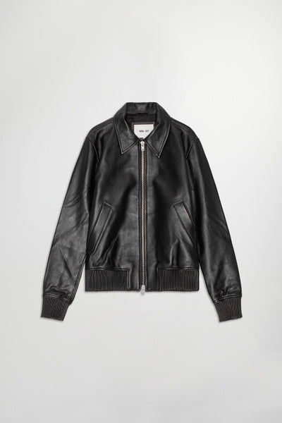 NN07 Florian 8178 Leather Jacket Black