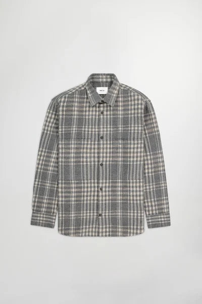 NN07 Freddy 5292 overshirt grey check